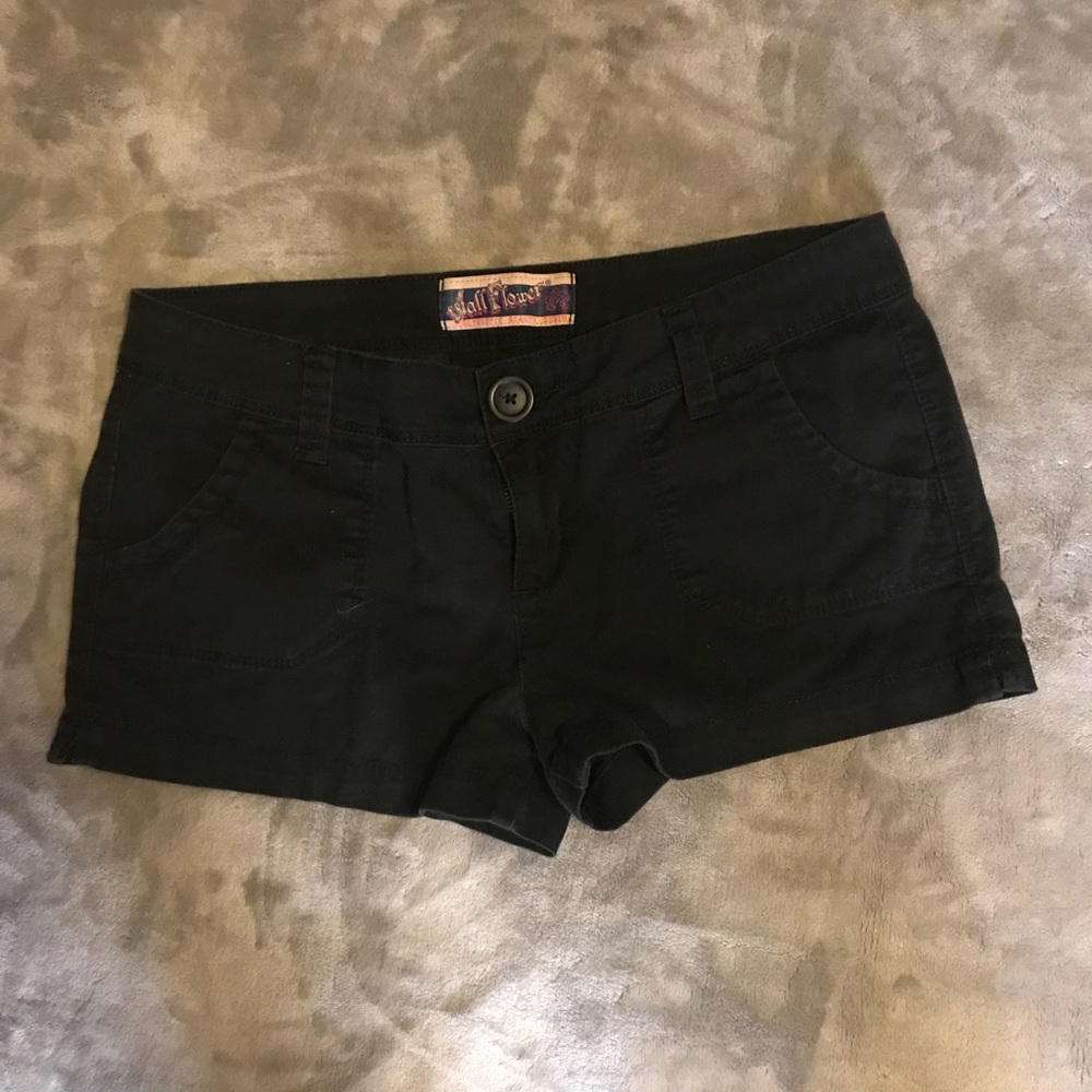 Wall Flower Black Shorts